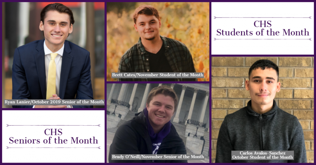 October & November 2019 CHS Students of the Month