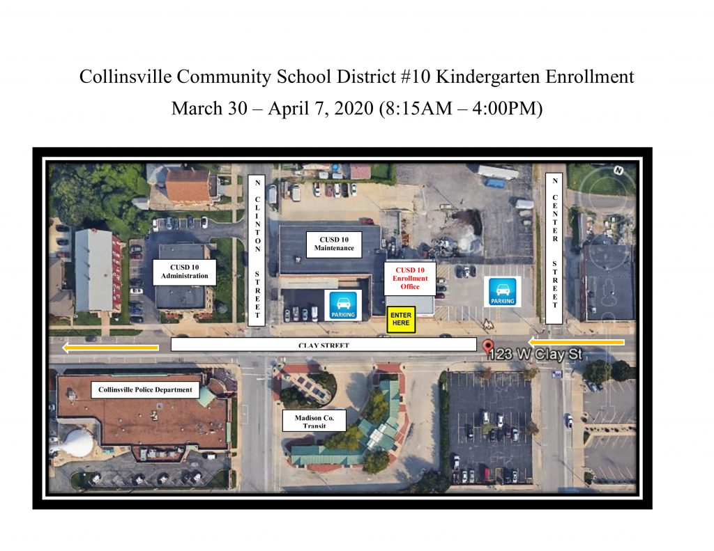 Map of CUSD 10 Admin Enrollment Location