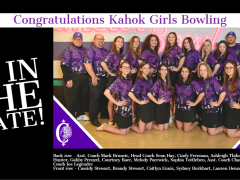 Team Photo of 2020 Girls Bowling Team