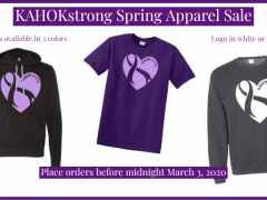 Info for Kahokstrong Spring Orders 2020