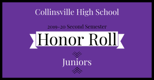 CHS Honor Roll Graphic 2020 Juniors