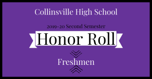 CHS Honor Roll Graphic 2020 Freshmen