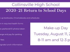 Make-up Date for 2020-21 CHS Back-to-School Pick-up