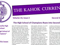 Masthead of 2nd Qtr 20-21 Kahok Current