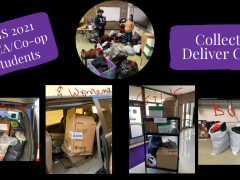 Photos of Nov 2020 CHS DECA Coat Drive