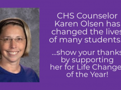 Karen Olsen LifeChanger of the Year Nomination Dec 2020