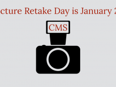 CMS Picture Retake Day is January 25, 2021