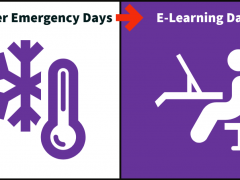 E-Learning Option for Use During Inclement Weather