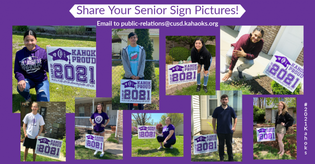 Request for Senior Sign 2021 Photos