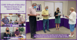 Collage from May 3, 2021 CUSD 10 BOE meeting