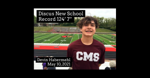 CMS Habermehl Discus Record May 2021