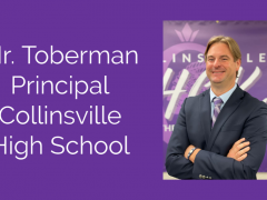 Mr. Toberman is Now CHS Principal Beginning 21-22