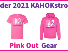 Order 2021 KAHOKstrong Pink Out Gear by Sept 19