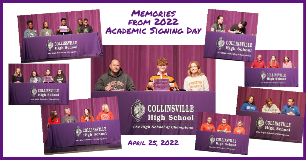 Collage of 2022 Signing Day Photos