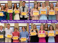 Delta Epsilon Honors CHS Top 10% & Gives Scholarships