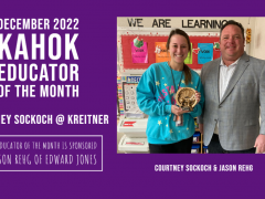 Kreitner Courtney Sockoch Educator of the Month Dec 2022