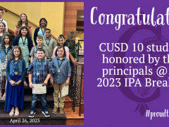 2023 CUSD 10 IPA Student Honorees April 26 2023