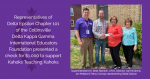 Delta Epsilon Check Presentation to Kahoks Teaching Kahoks