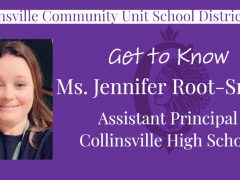 Collinsville High School Assistant Principal Jennifer Root-Smith