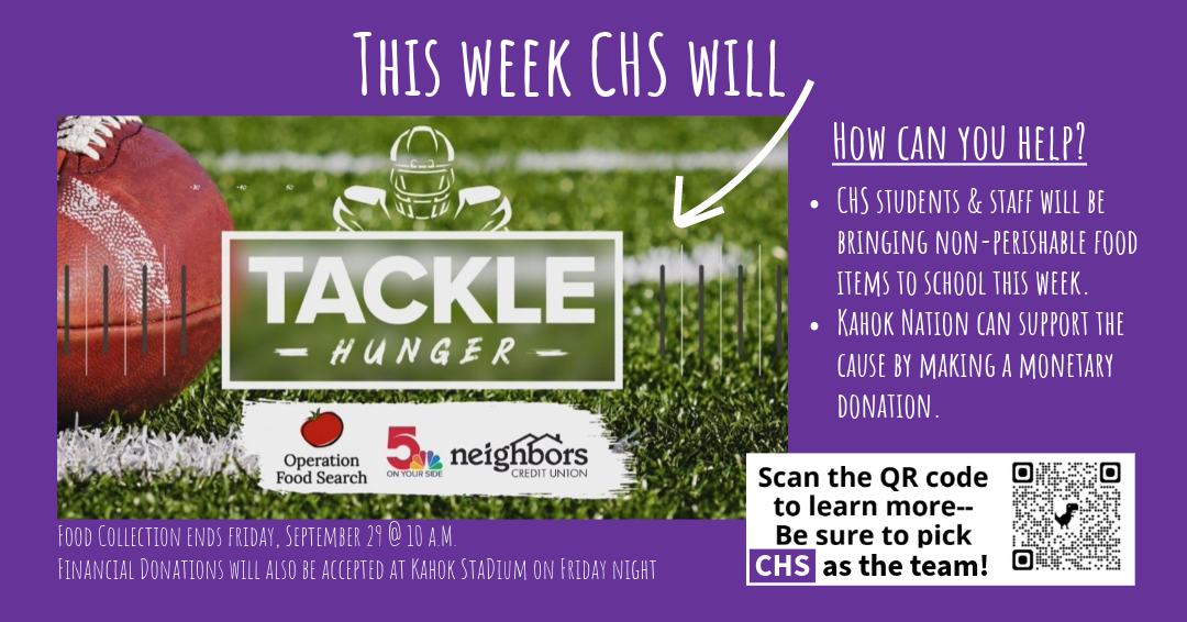 Tackle Hunger Kahoks