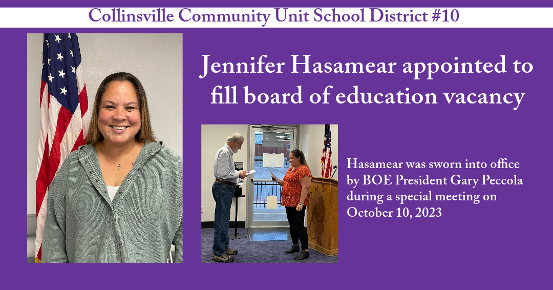 Jennifer Hasamear Collinsville CUSD 10 BOE