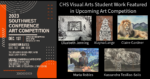 Collage of Collinsville High School student artwork in included in 2023 SW Conference Art Exhibit