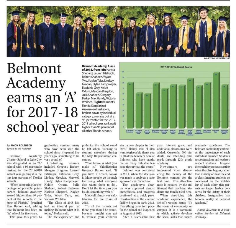 Lake City Reporter News Article