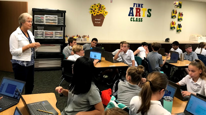 Mrs. Tyler and Class