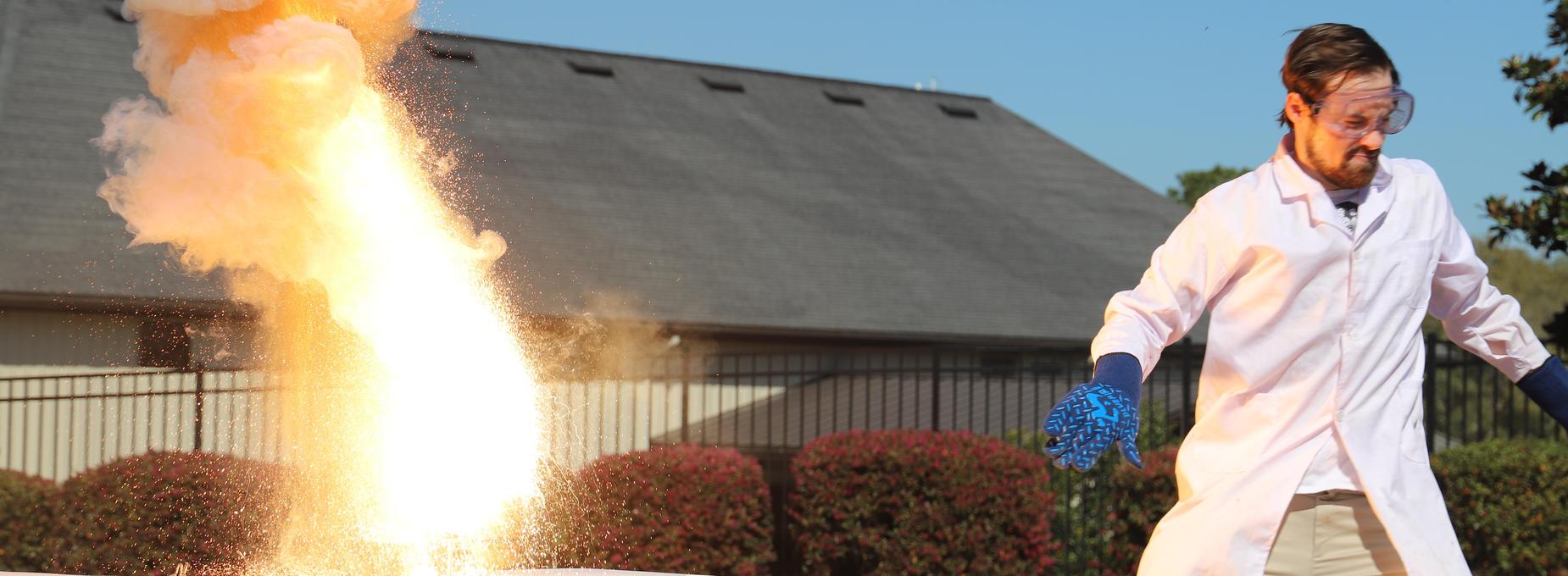 STEM night experiment