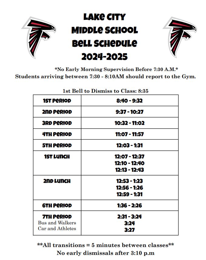 Bell Schedule
