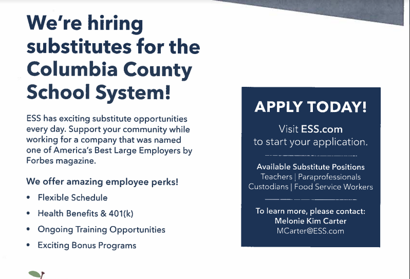 Substitute Teacher Application