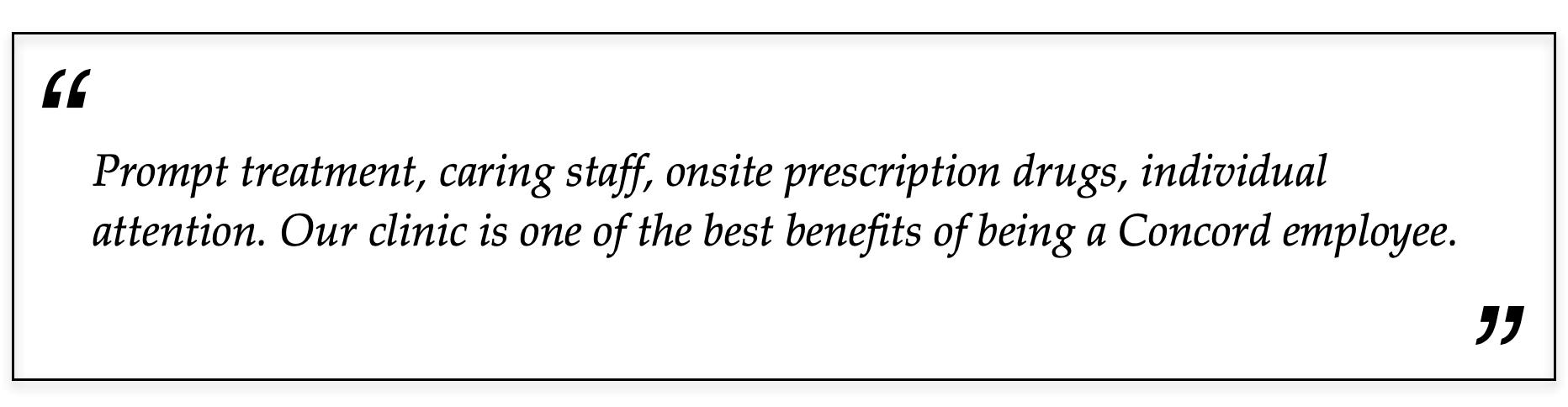 Employee Testimonial