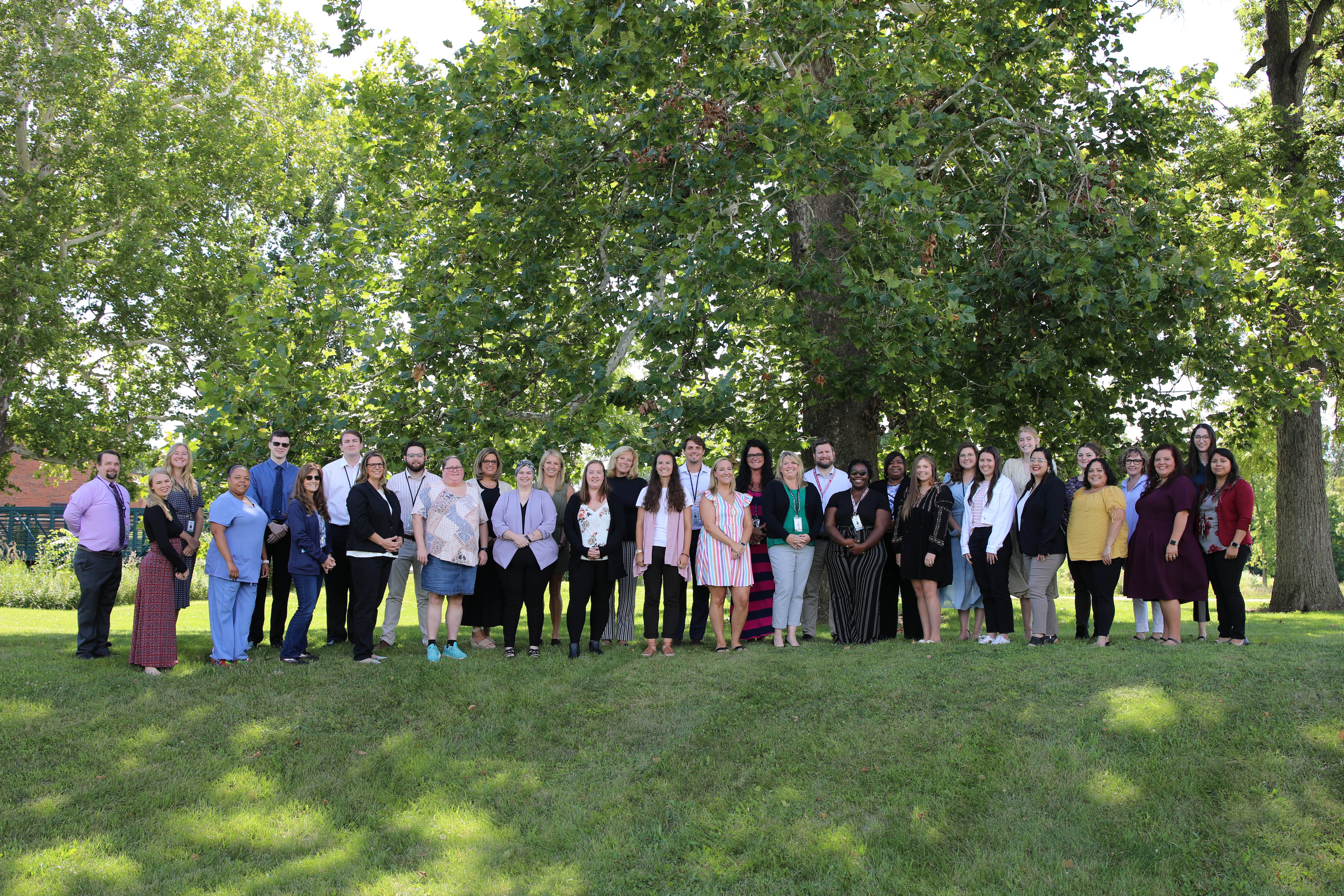 A picture of staff members