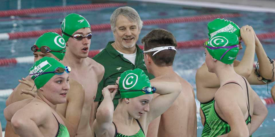 coach tom with athletes