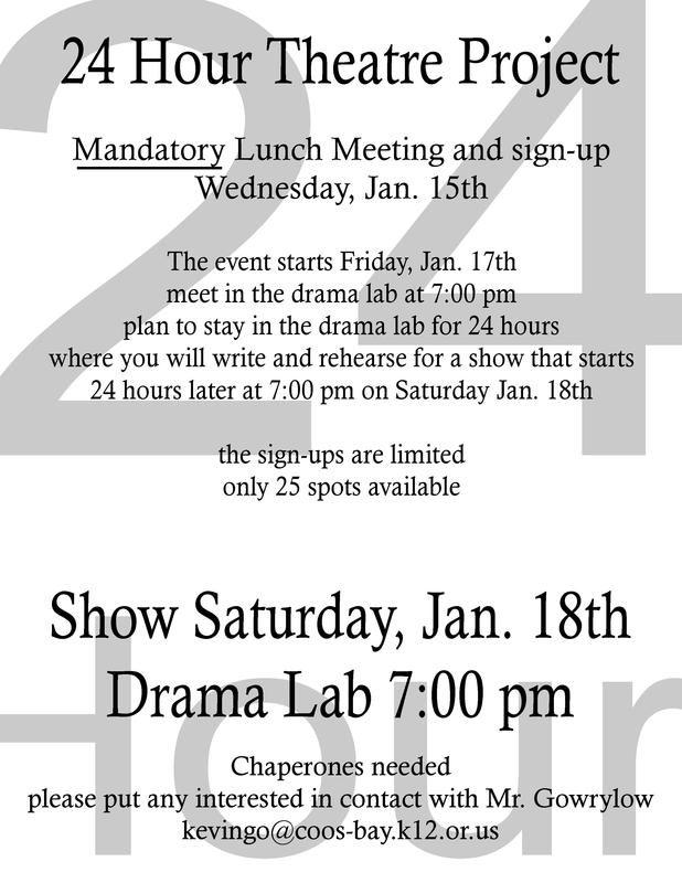 24 Hour Theatre Project