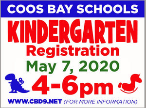 Kindergarten Registration May 7, 2020