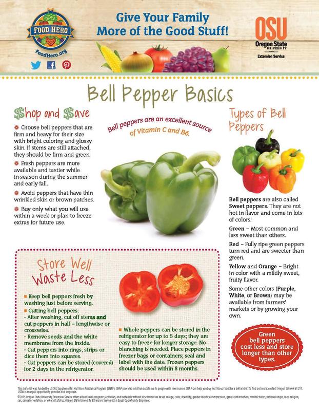 Bell pepper Handout