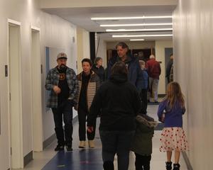 Looking at the school