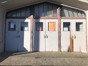 Barriers of Harding Building