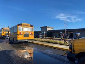 Bus lane and Millicoma front