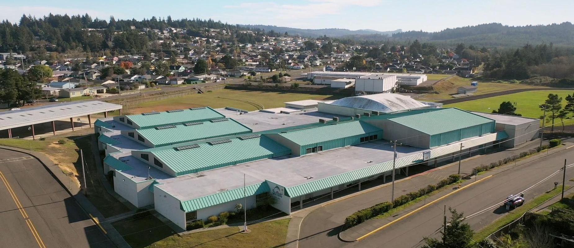 Sunset School Aerial Photo