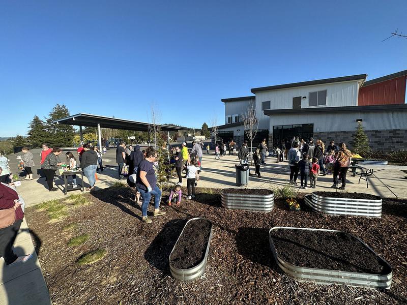A large crowd turned up for Gardening with Grownups