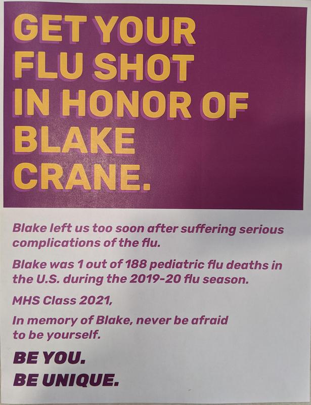 In honor of Blake Crane