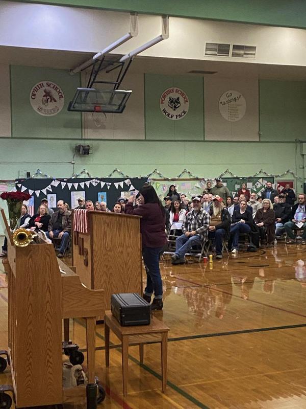 Tara Moore giving keynote speech