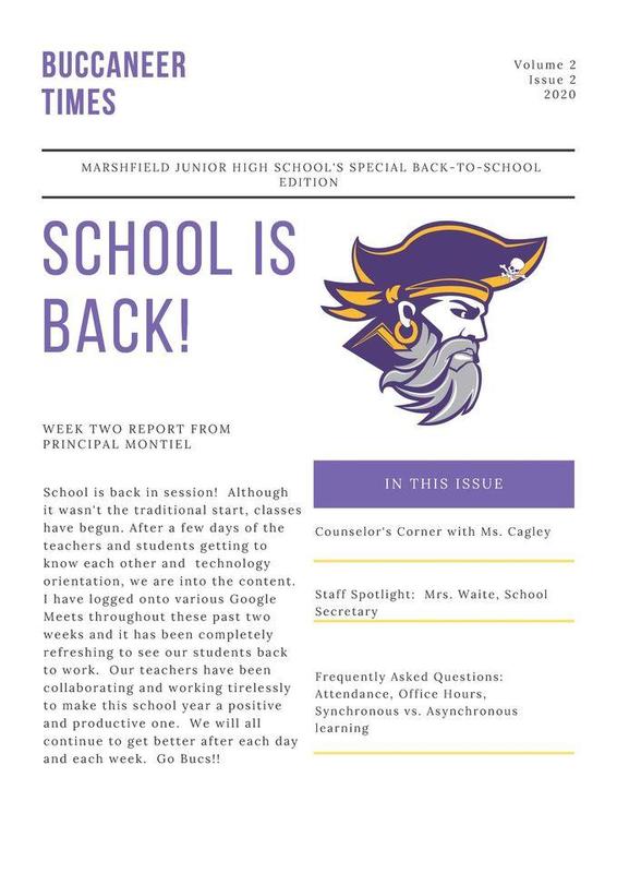 MJHS newsletter