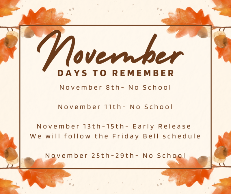 Nov sched