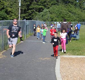 Running with Mr. Martin