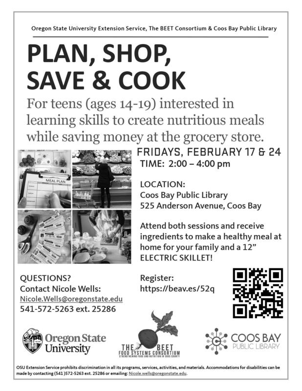 Teen cooking program