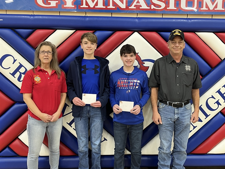 Patriot's Pen Winners