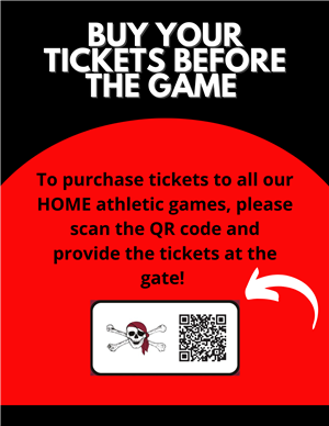 Buy Your Tickets Before the Game! QR Code Included below.